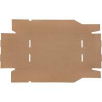 Deep Corrugated Parts Bins, 11-3/4" W x 17-1/4" D x 4-1/2" H, Beige Action Paper