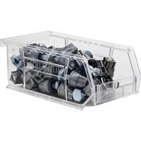Crystal Clear Ultra Bins, 4-1/8" W x 3" H x 7-3/8" D, Clear Action Paper