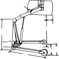 Manipulateurs de barils Hydra-Lift, Capacit&eacute; 55 gal. US (45 gal. imp.) Action Paper