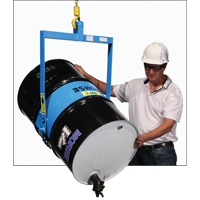 Drum Lifters - Manual Tilt, 55 US gal. (45 Imperial Gal.) Drum Size, 800 lbs./363 kg. Cap. Action Paper