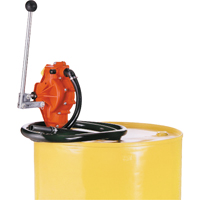 Transfer Pumps, Thermoplastic, 32 oz./Stroke, Fits 55 Gal./33 gal. Action Paper