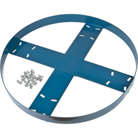 Drum Dolly Frame, Steel, 750 lbs. Capacity, 24" Diameter Action Paper
