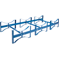 Drum Stacking Rack, 3 Drums, 2400 lbs. Capacity, 71-1/2" W x 30" D x 12-1/2" H Action Paper