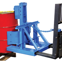 MORSPEED 1500 Forklift Drum Handler, For 55 US gal. (45 Imperial Gal.) Action Paper