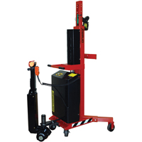 Manipulateur ergonomique de baril &agrave; lev&eacute;e et entraînement motoris&eacute;s, DM-100-PLD, 30 - 85 gal. US (25 - 70 gal. imp.) Action Paper