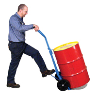 Diable pour baril, Fabriqu&eacute; en Acier, 30 - 55 gal. US (25 - 45 gal. imp.) Action Paper