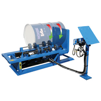 M&eacute;langeur de baril Hydra-Lift, 55 gal. US (45 gal. imp.) Capacit&eacute;, Vitesse variable, 1 CV Action Paper