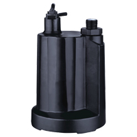 Submersible Utility Pump, 1/3 HP, 2160 GPH, 115 V, 4 A Action Paper