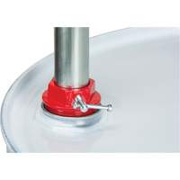 Rotary Type Drum Pump, Cast Iron/Steel, Fits 30-55 Gal., 8 oz./Stroke Action Paper