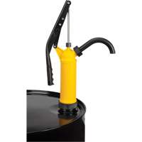 Lever-Type Drum Pump, Polypropylene, 14 oz./Stroke, Fits 5-55 Gal. Action Paper