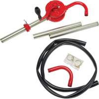 Rotary Type Drum Pump, Cast Iron/Steel, Fits 30-55 Gal., 8 oz./Stroke Action Paper