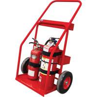 Chariot de prevention d'incendie pour travaux &agrave; chaud, Roues Semi-pneumatique, Base de 17,75" la x 8,9" lo, 100 lb Action Paper