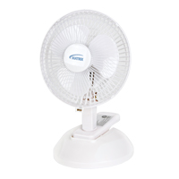 Ventilateur &agrave; pince & de bureau, Diam&egrave;tre 6", 2 vitesses Action Paper