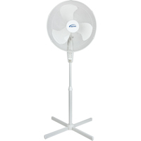 Oscillating Pedestal Fan, Commercial, 3 Speed, 18" Diameter Action Paper