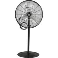 Waterproof Motor Misting & Oscillating Pedestal Fan, Heavy-Duty, 3 Speed, 30" Diameter Action Paper