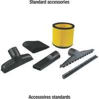 Vacuum, Wet-Dry, 6.5 HP, 16 US Gal. (60.6 Litres) Action Paper