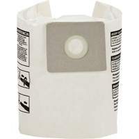 Single-Ply Wet/Dry Vacuum Bags, 3 US gal. Action Paper