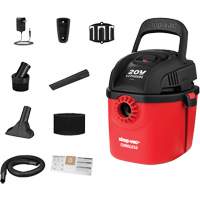 Cordless Wet/Dry Vacuum, 20 V, 1 gal. Capacity Action Paper