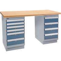 Pre-Designed Workbench, 72" W x 36" D x 34" H, 2500 lbs. Capacity Action Paper