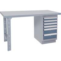 Pre-Designed Workbench, 72" W x 36" D x 34" H, 2500 lbs. Capacity Action Paper