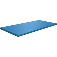 &eacute;tabli avec armoire - Tablettes, 58 3/4" x Capacit&eacute; de 300 lb, Acier, Bleu Action Paper