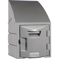 Locker, 12" x 15" x 25", Grey, Assembled FH727 | Action Paper