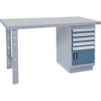 Workbench, 60" W x 36" D x 34" H, 2500 lbs. Capacity Action Paper