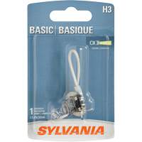 H3 Basic Headlight Bulb, Halogen, 45 W, Off White Action Paper
