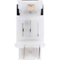 3157A Mini Automotive Bulb, LED, 0.5 W/12.8 W, Amber Action Paper