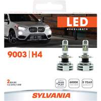 9003 Headlight Bulb, LED, 12 W/14 W/24 W, White Action Paper