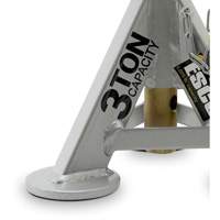 Performance Shorty Low Profile Jack Stands, 3 tons Capacity, 11" - 17" H Action Paper