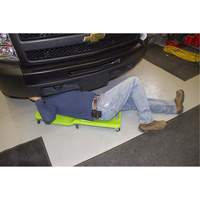 Sommier vert n&eacute;on &agrave; profil bas, en plastique robuste Action Paper