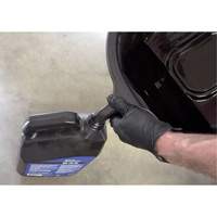 Black Oval Drain Pan Action Paper