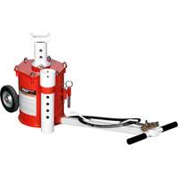Cric pneumatique portable, Capacit&eacute; de 10 tonne(s), 17-3/4" - 49-3/8" h Action Paper