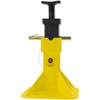 Jack Stands with Adjustable Screw Top Saddle, Locking Pin, 15-1/2" - 20-1/2" H Action Paper