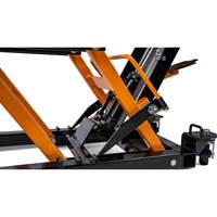 Cric pour VTT et motos, 0,75 tonnes Capacit&eacute;, 4-2/3" Abaiss&eacute;e, 14-1/2" &eacute;lev&eacute;e, Hydraulique &agrave; main Action Paper