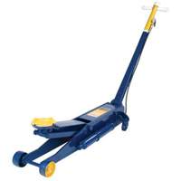 Long Chassis Service Jack, 4 Ton(s) Capacity, 5" Lowered, 25-3/4" Raised, Air Hydraulic Action Paper