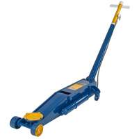 Long Chassis Service Jack, 4 Ton(s) Capacity, 5" Lowered, 25-3/4" Raised, Air Hydraulic Action Paper