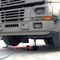 2-Stage Jack, 33 Ton(s)/66 Ton(s), Air Hydraulic Action Paper