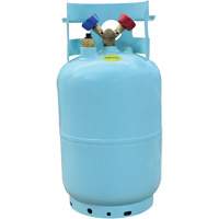 30 Lbs DOT-Approved Recovery Cylinder with Float Switch Action Paper