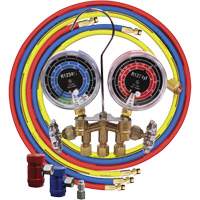 Jeu de manom&egrave;tres collecteurs en laiton avec coupleurs Action Paper