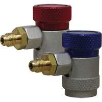 1/4” FL-M x 16 High Side Manual R134a Safety Lock Coupler Action Paper