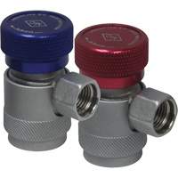 Low Side Manual R134a Quick Coupler with safety lock Action Paper