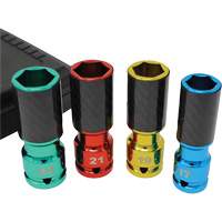 Lug Socket Set with Carbon Fiber Sleeves Action Paper