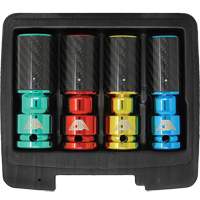 Lug Socket Set with Carbon Fiber Sleeves Action Paper