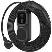 Fiche NEMA 6-50 portable PulseQ AC, 32 A, Niveau 2 CA, Connecteur Type 1 (SAE J1772) Action Paper