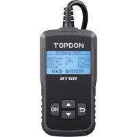 Testeur de batterie, de charge et de d&eacute;marrage BT50 avec imprimante Action Paper