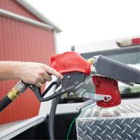 Pistolet de distribution automatique rouge pour essence Action Paper