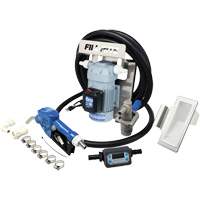 Pompe de transfert de fluide d'&eacute;chappement diesel (DEF) 115 V CA avec support pour cuve GRV, pistolet et compteur Action Paper