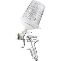 Pistolet de peinture de premi&egrave;re qualit&eacute; 4400?B HVLP?1,0 SR avec godet RPS 0,3?L, pour les retouches de finitions automobiles, Entr&eacute;e d'air 1/4" NPT, 4,24 pi³/min, Capacit&eacute; 0,3 L, 0,14 psi Action Paper